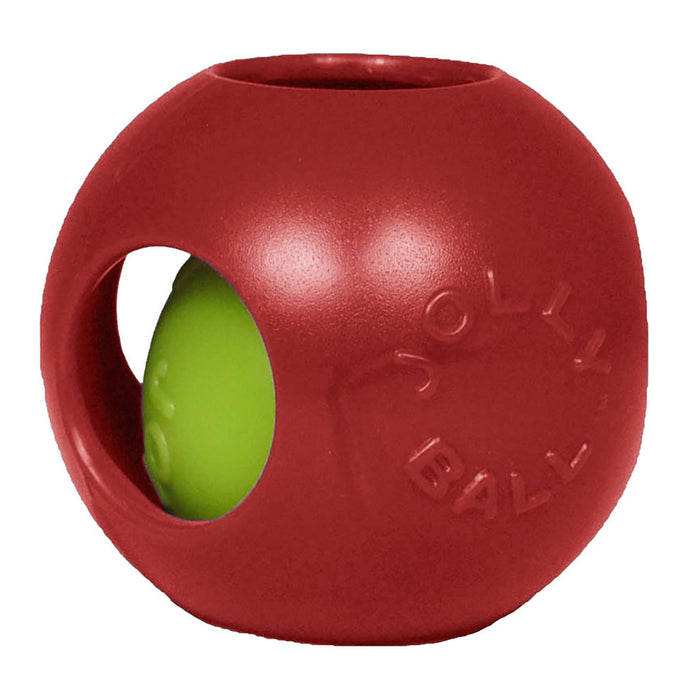 Jolly Teaser Two-In-One Ball Red 8" | Float