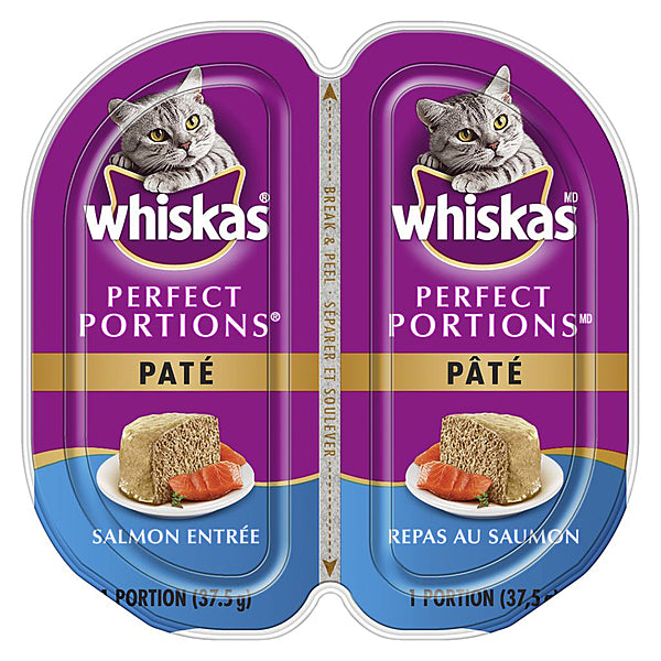 Whiskas Perfect Portion Salmon Pate 75g