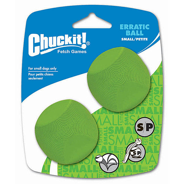 Chuckit! Erratic Ball Small 2pk