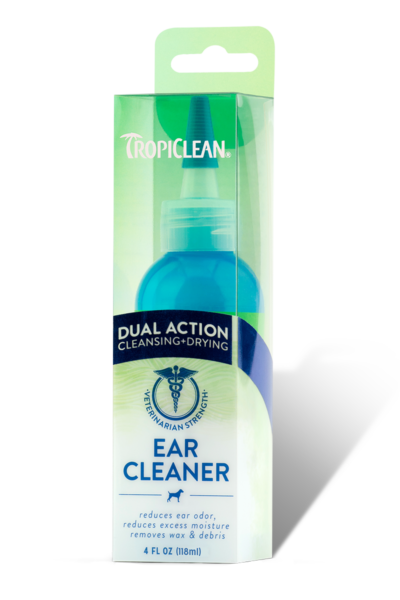 Tropiclean Dual Action Ear Cleaner 4oz, Dog/cat