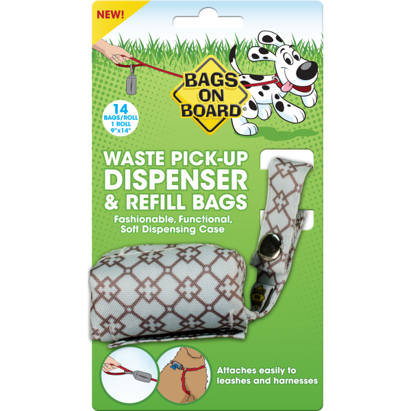 Dispenser Diamond Blue & Refills | 1 Roll 14 Bags