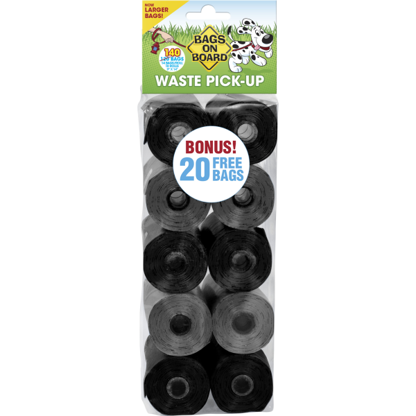 BOB Poop Bag Refills Neutral | 10 Rolls 140 Bags