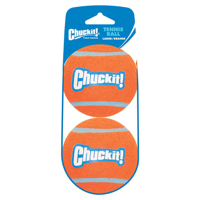 Chuckit! Tennis Ball Large 2pk | Shrink Sleeve