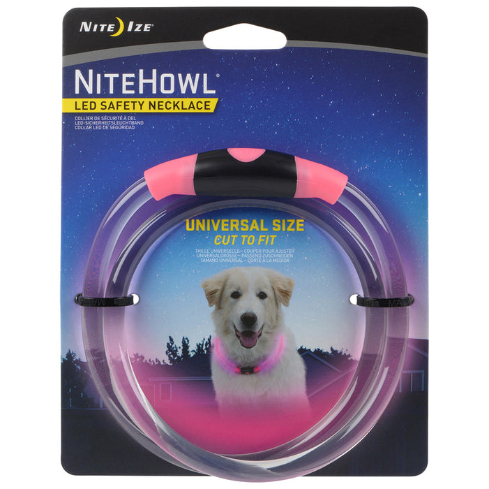 NiteHowl LED Safety Necklace Pink