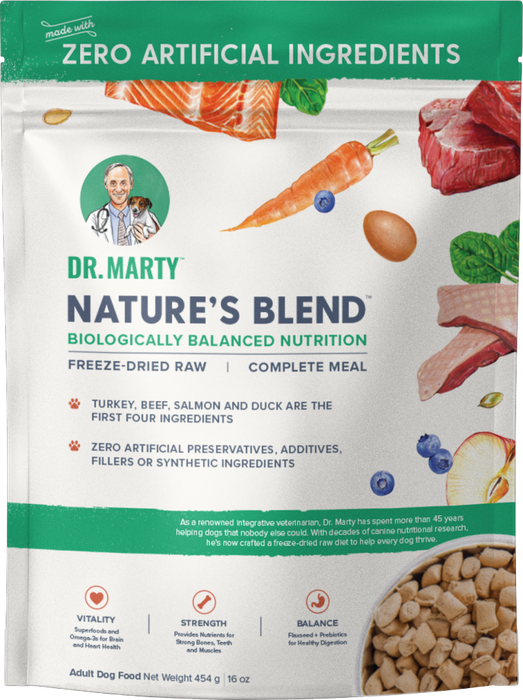 Dr. Marty Nature's Blend Original FD Dog Food 1.3kg