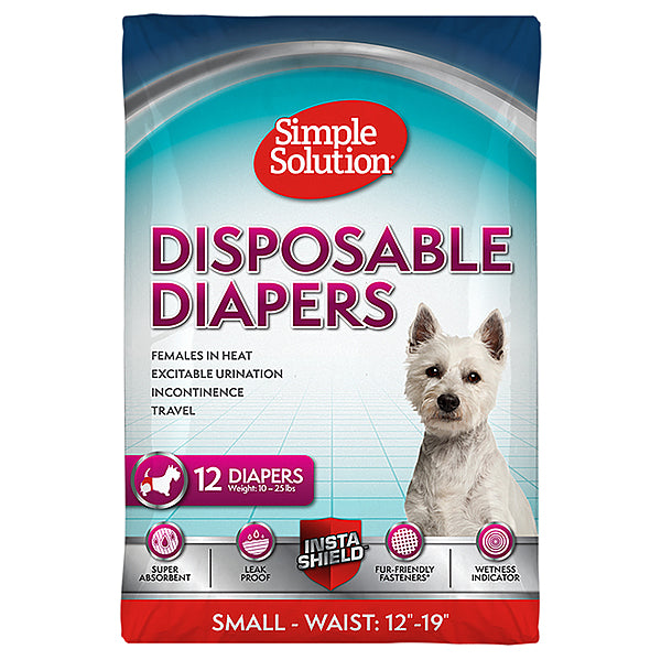 SS Disposable Diapers Female Small 12pk