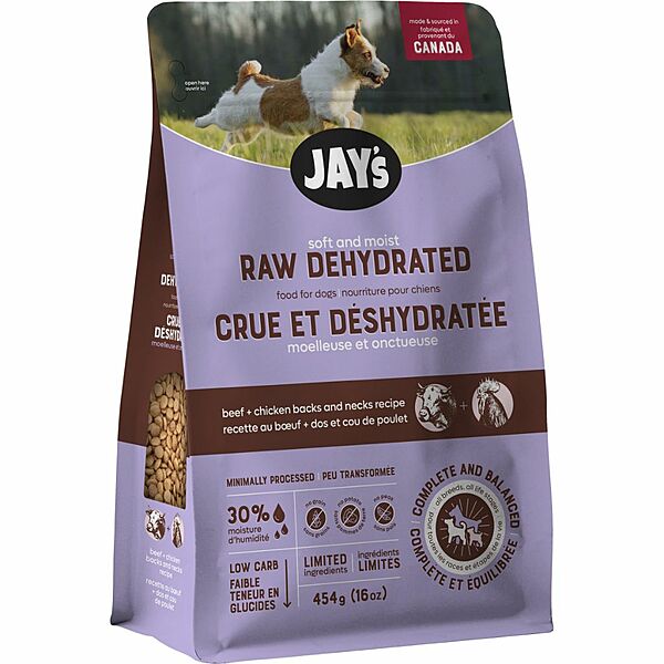 Jay's Beef/Chkn Dehydrated Back/Neck 454g