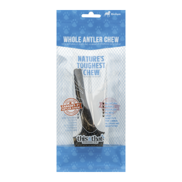 Whole Antler Chews Medium