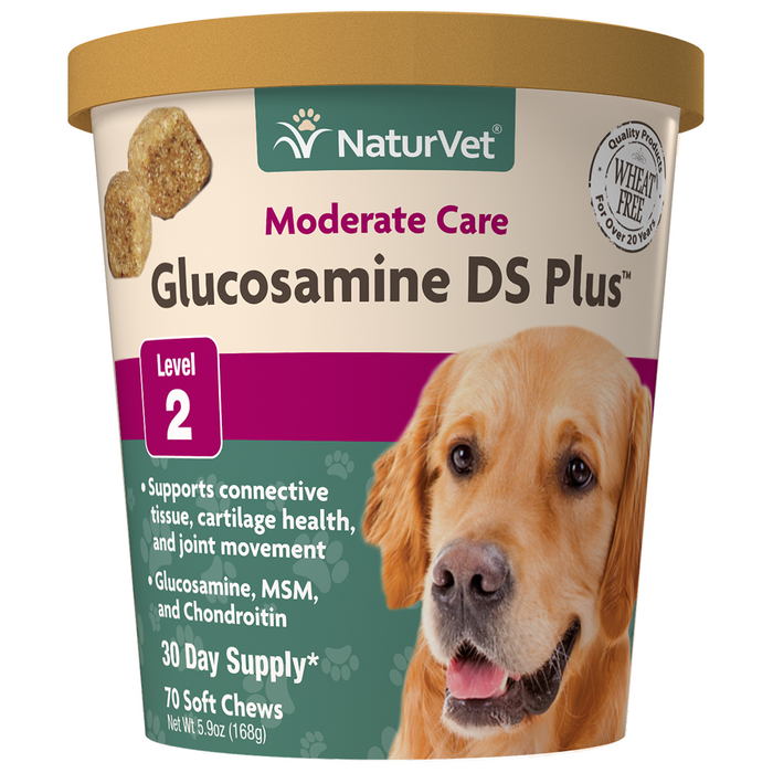 NaturVet Glucosamine DS Plus Level 2 Soft Chews  70 ct