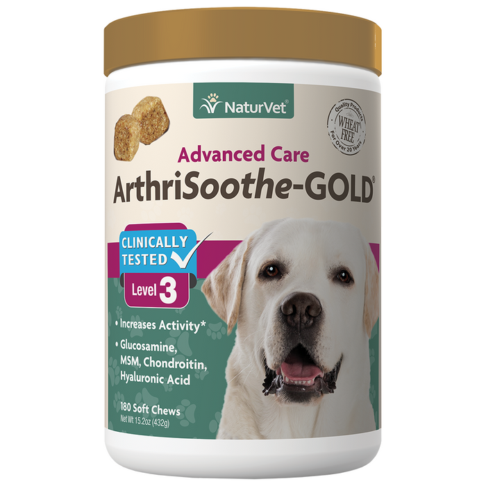 NaturVet ArthriSoothe Gold Soft Chew 180 count