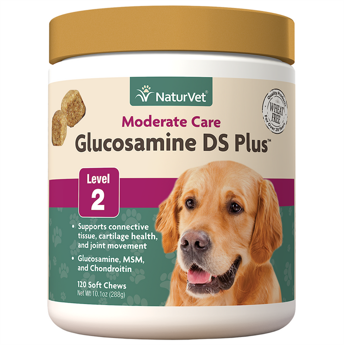 NaturVet Glucosamine DS Level 2 with MSM 120 ct