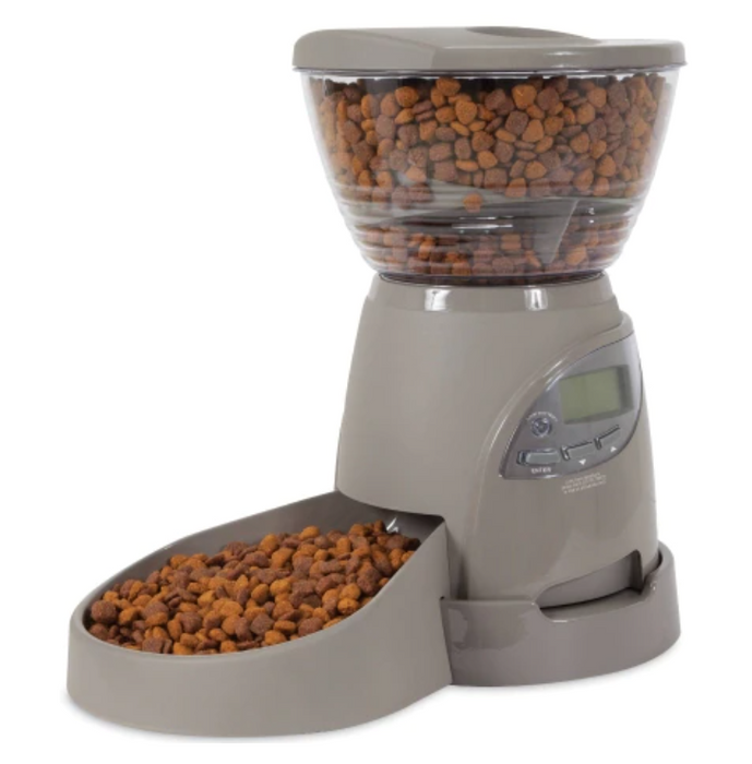 Petmate Portion Right Programmable Pet Feeder - Grey 5lbs