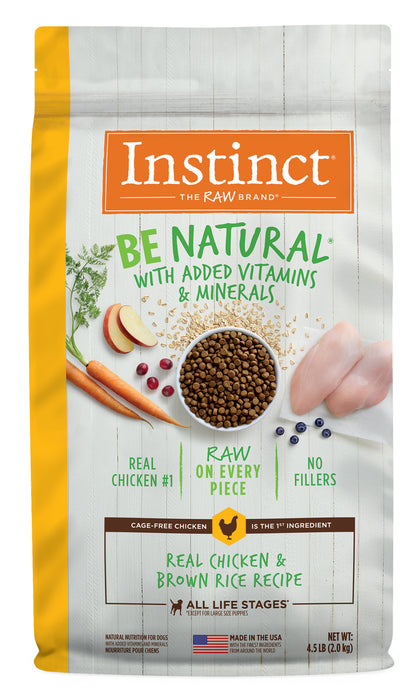 Instinct Dog Be Natural Real Chicken & Brown Rice 25lbs