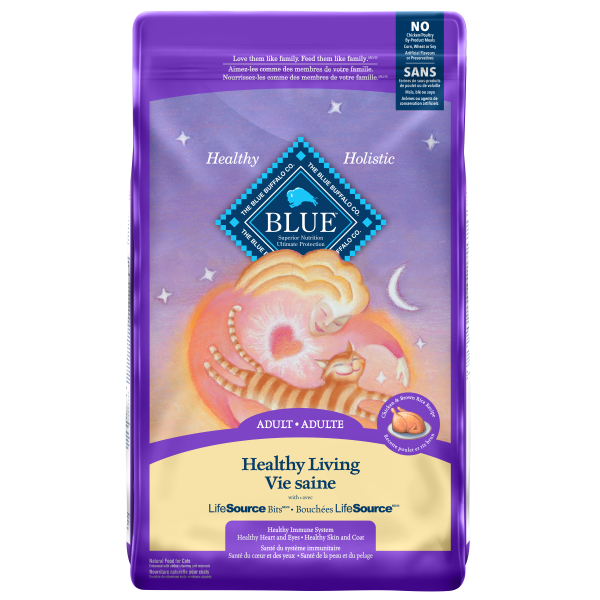 Blue Healthy Living Cat Adult Ckn/BRice 15lbs