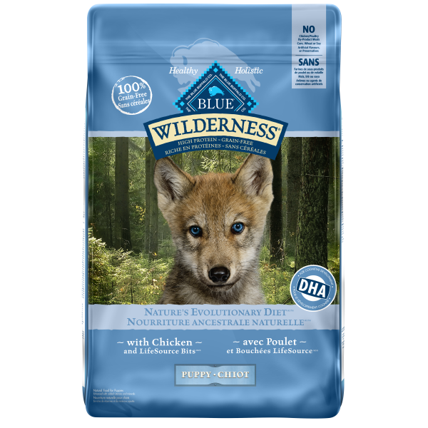 BB Wilderness Formula Chicken Puppy Food 24lbs