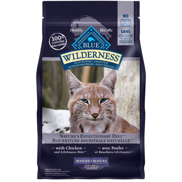 Blue Wilderness GF Cat Mature Ckn 5lbs