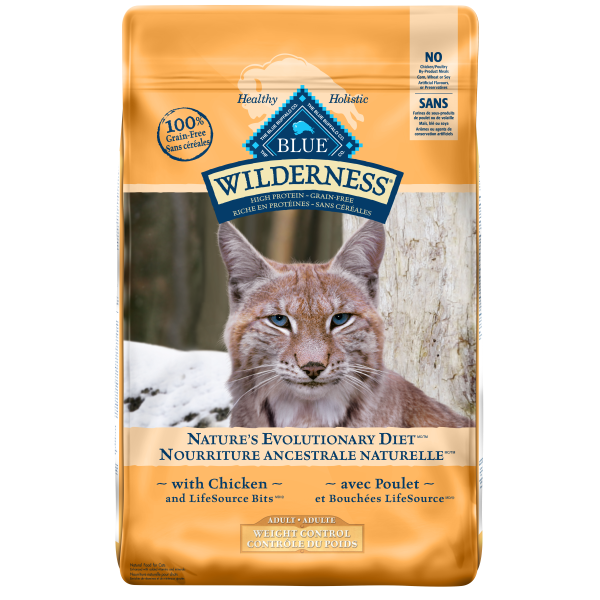 Blue Wilderness GF Cat Weight Control Chicken 11lbs