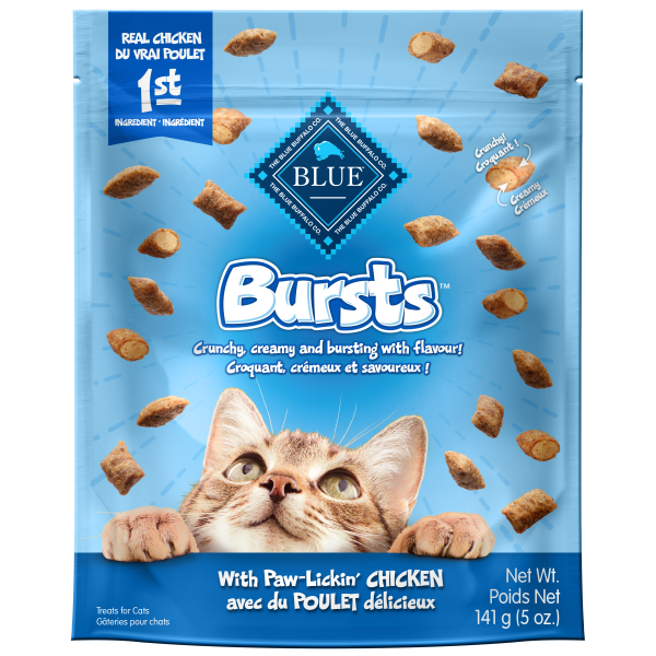 Blue Bursts Paw Lickin' Chicken Cat Treats 5oz