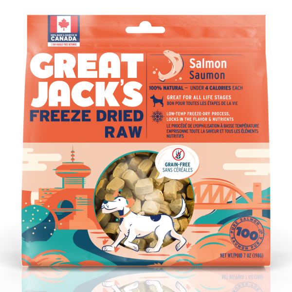 Great Jack's FD Food Toppers Salmon 7oz