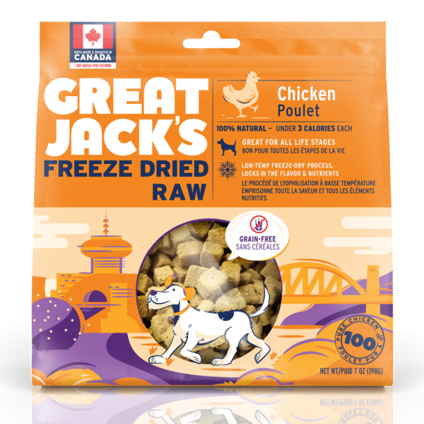 Great Jack's FD Food Toppers Chicken 7oz — Kibbles & Biscuits