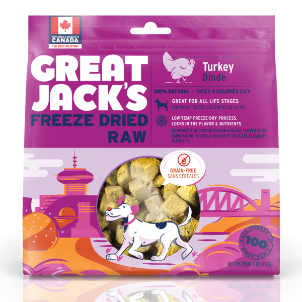 Great Jack's FD Food Toppers Turkey 7oz — Kibbles & Biscuits