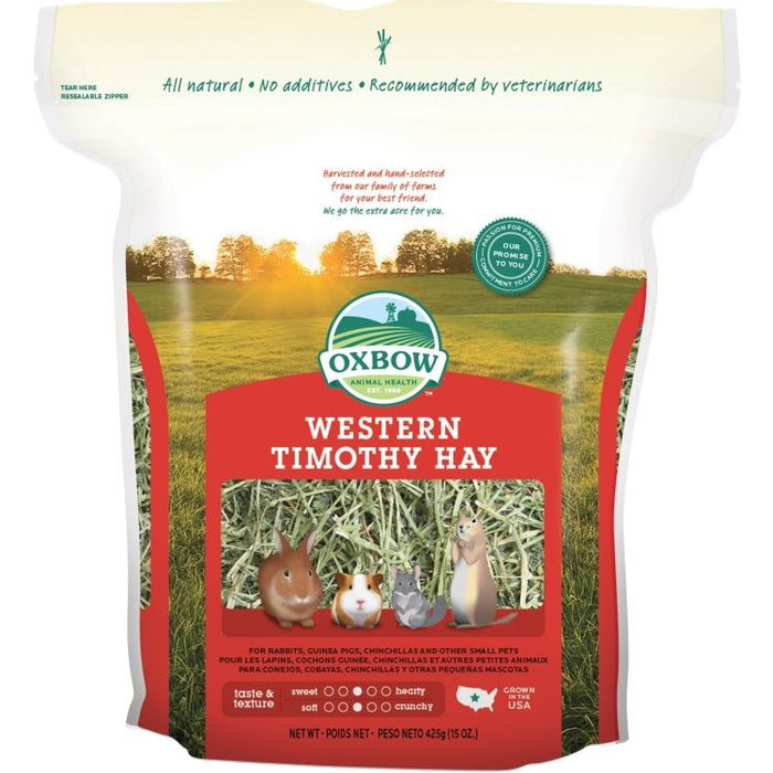 Oxbow Western Timothy Hay 15oz Bag