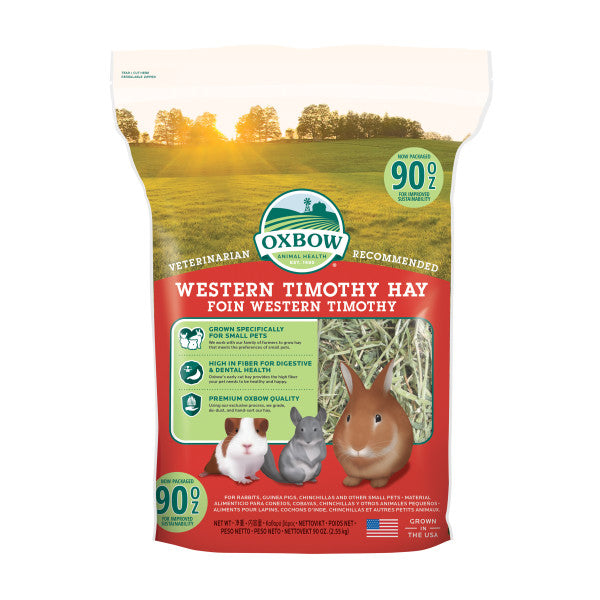 Oxbow Western Timothy Hay 90oz Bag