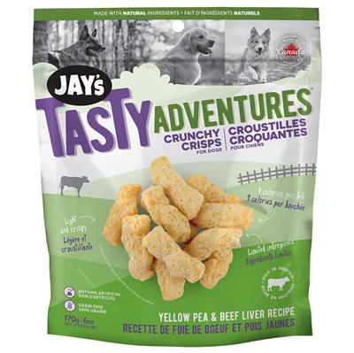 Jay's Crunchy Crisps Yellow Pea/Beef Liver 170g