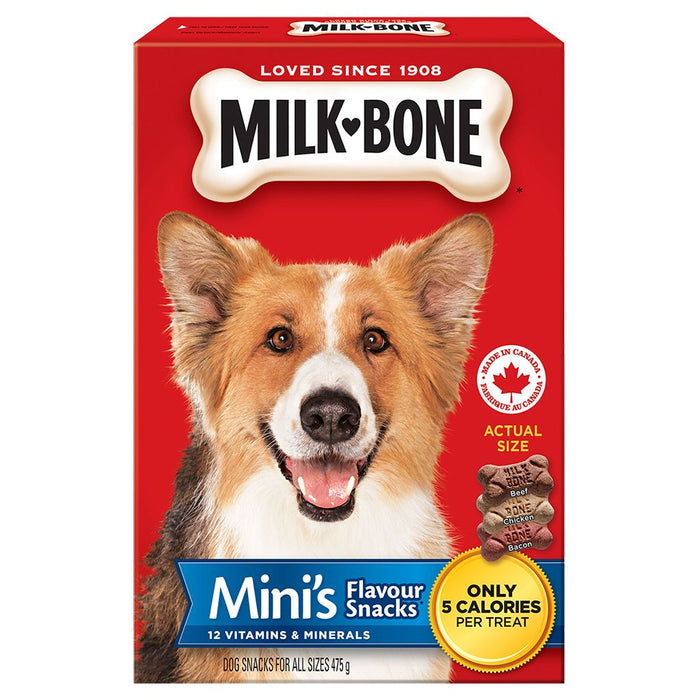 Milkbone Mini's Flavour Snacks 475g