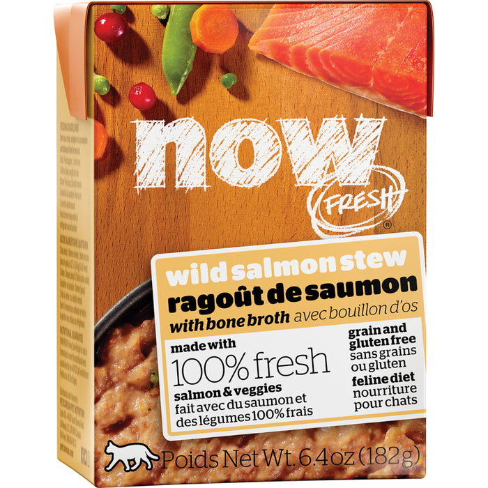 NOW Fresh Grain Free Cat Salmon Stew 6.4oz