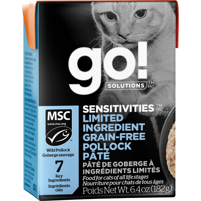 GO! Sensitivities LID GF Pollock Pate Cat 6.4oz