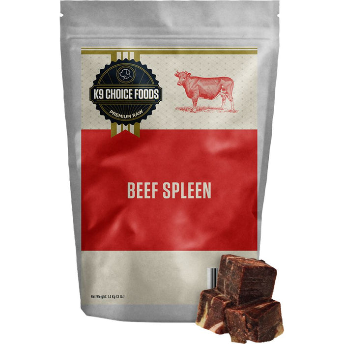 K9 Choice Fresh Beef Spleen 3LB