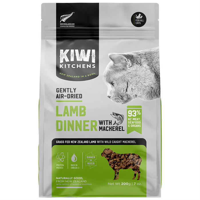Kiwi Kitchens Gently Air Dried Lamb & Mackerel 200 Gm