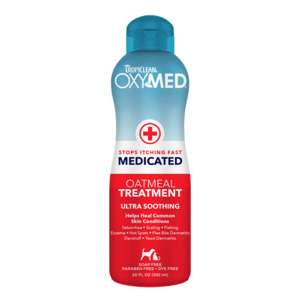 TropiClean Oxymed Medicated Treatment Shampoo for Dog/Cat 20oz
