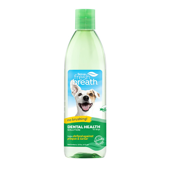 TropiClean Fresh Breath Oral Care Water Additive 473ml, Dog/cat