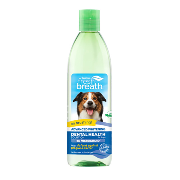 TropiClean Fresh Breath Advncd Whtng Oral Care Water Additive 473ml, Dog/Cat
