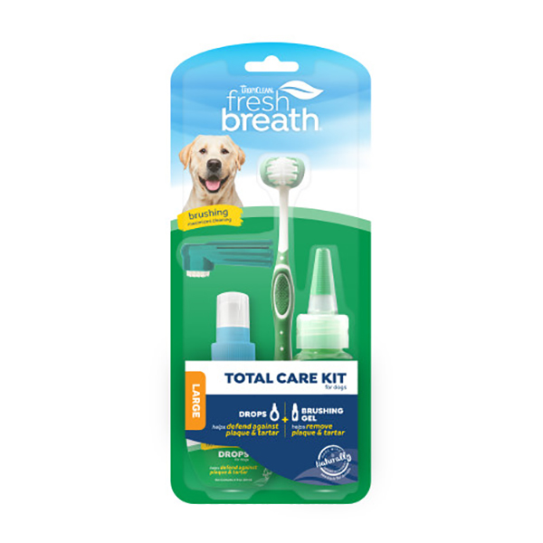 TropiClean Fresh Breath Total Care Kit Large Dogs 2oz
