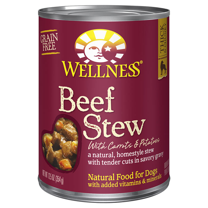 Wellness Grain Free Beef Stew Carrot & Potatoes 12.5oz