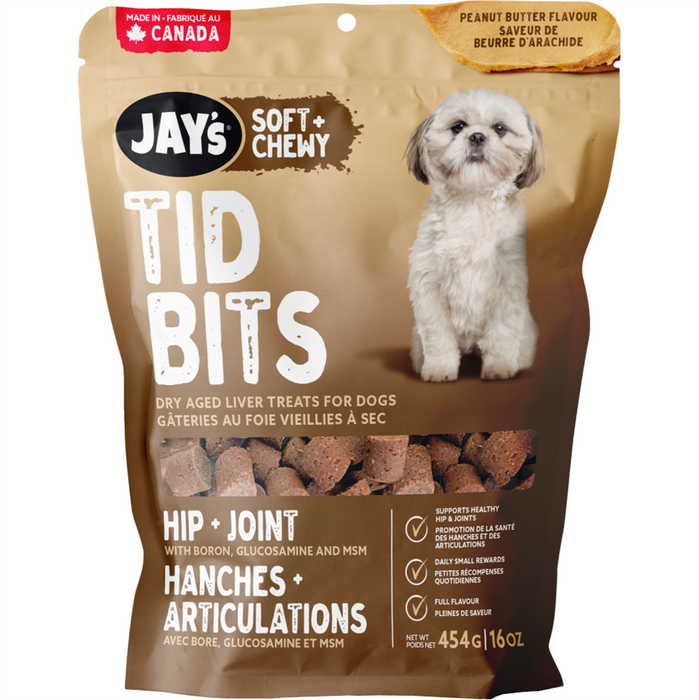 Jay's Tid Bits Hip & Joint Peanut Butter 454g
