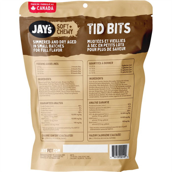 Jay's Tid Bits Hip & Joint Peanut Butter 454g