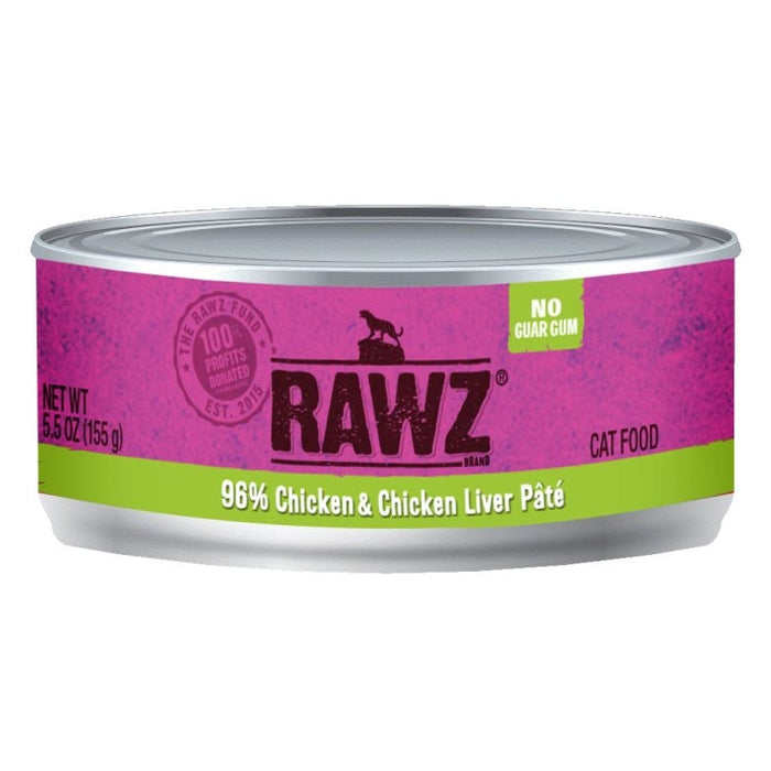 Rawz Cat Chicken & Chicken Liver Pate 156g