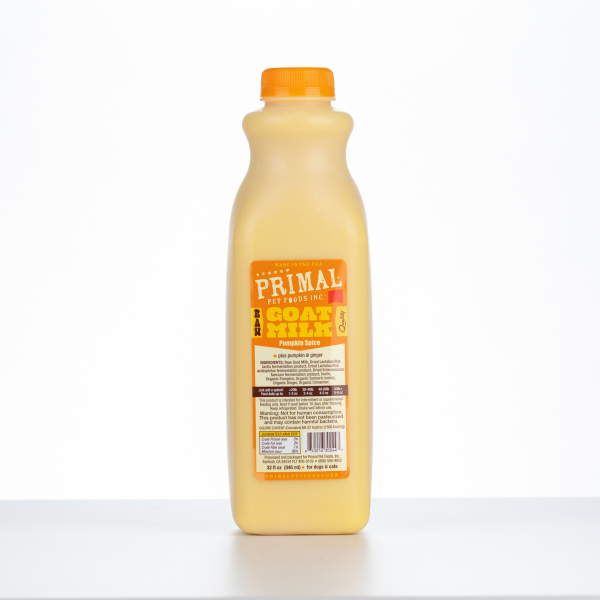 Primal Dog Goats Milk Pumpkin Spice 1qt