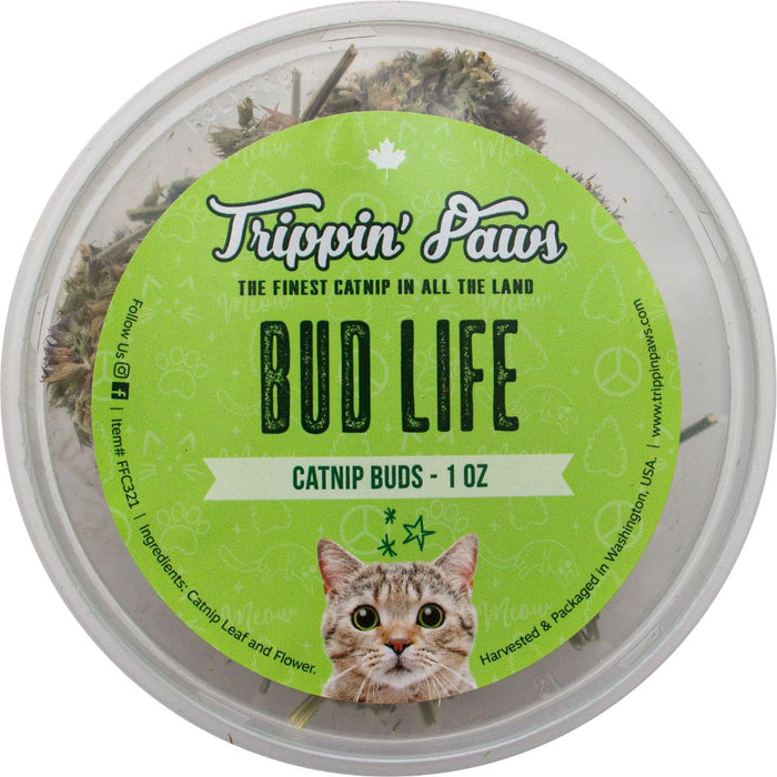 Trippin' Paws Bud Life Tub 1oz Catnip