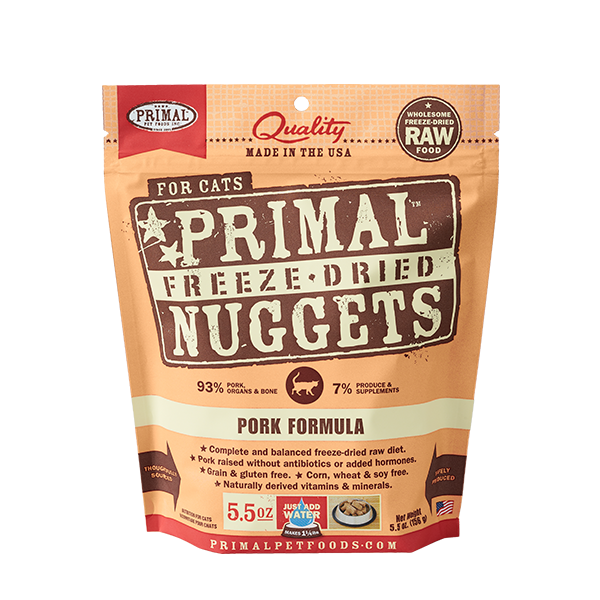 Primal Cat Freeze Dried Pork 5.5oz