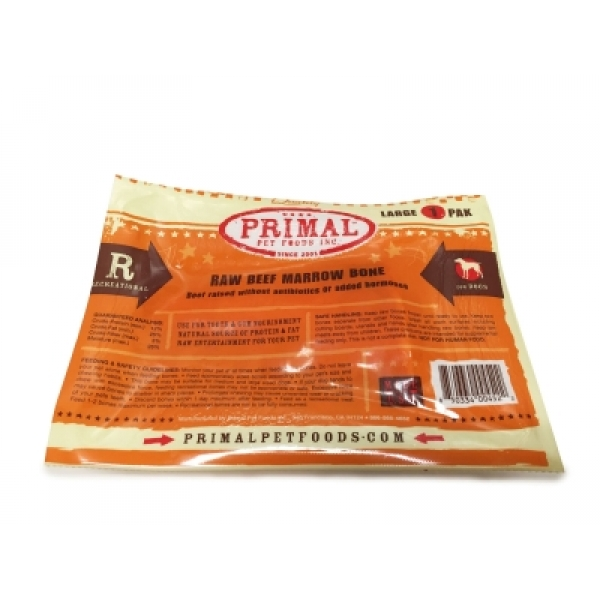 Primal Dog Raw Beef Marrow Bone Large