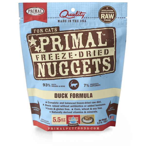 Primal Cat Freeze Dried Duck 5.5 oz