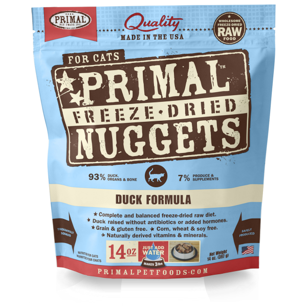 Primal Cat Freeze Dried Duck 14 oz