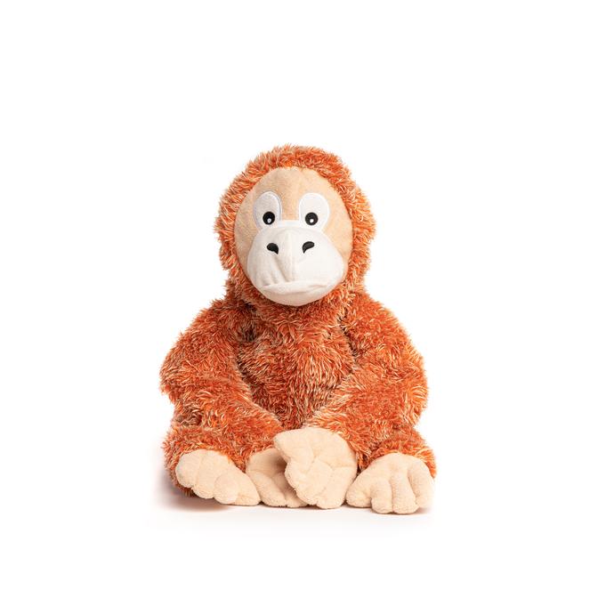 Fabdog Fluffy Dog Toy Orangutan Small