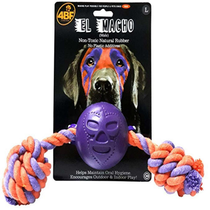 Mask "El Macho" Rubber Rope Toy - Large