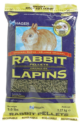 Hagen Rabbit Pellets 5lbs — Kibbles & Biscuits
